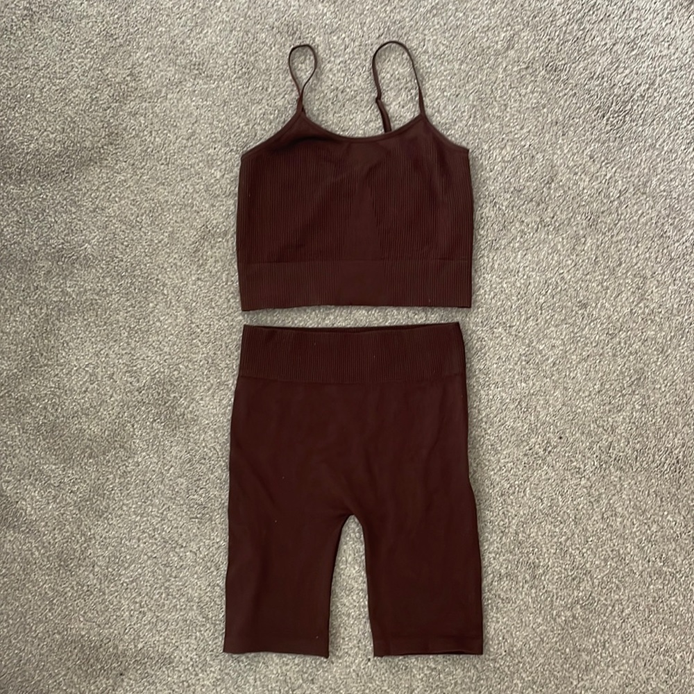 Ribbed workout set